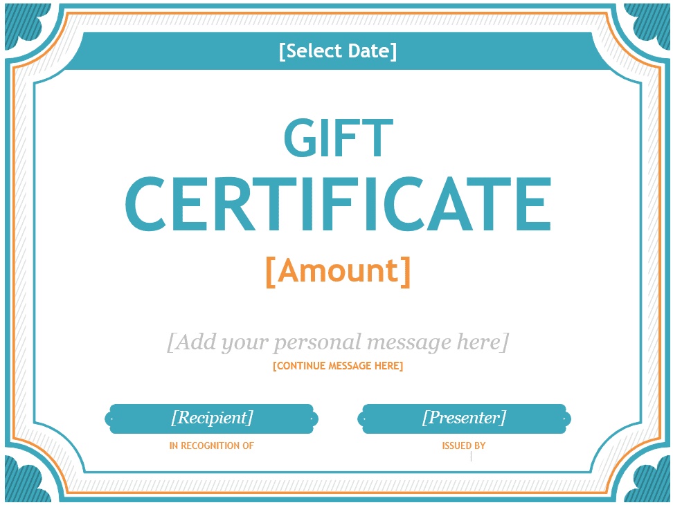 Share The Joy Of The Holidays Using These Editable Free Gift Certificate Template Word