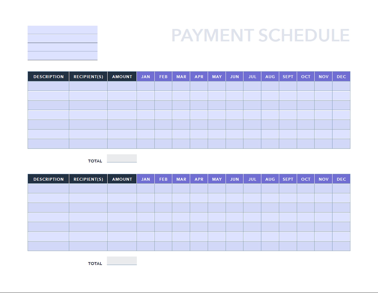 How To Create Payment Schedule Template In Simple Steps