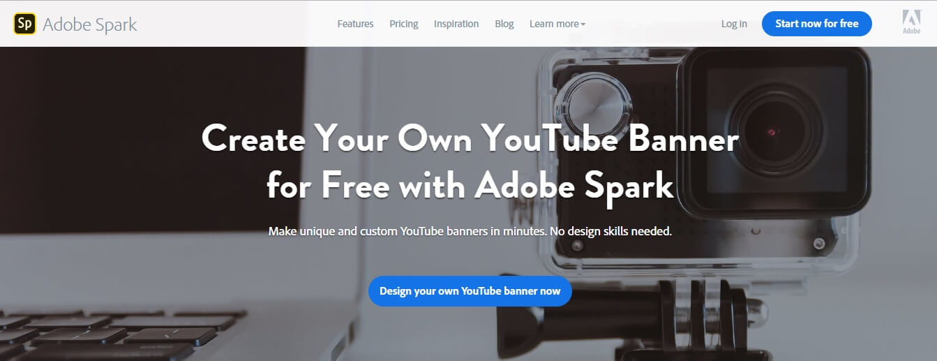 Adobe spark banner