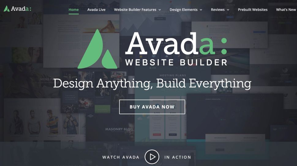 Avada Website Builder Homepage