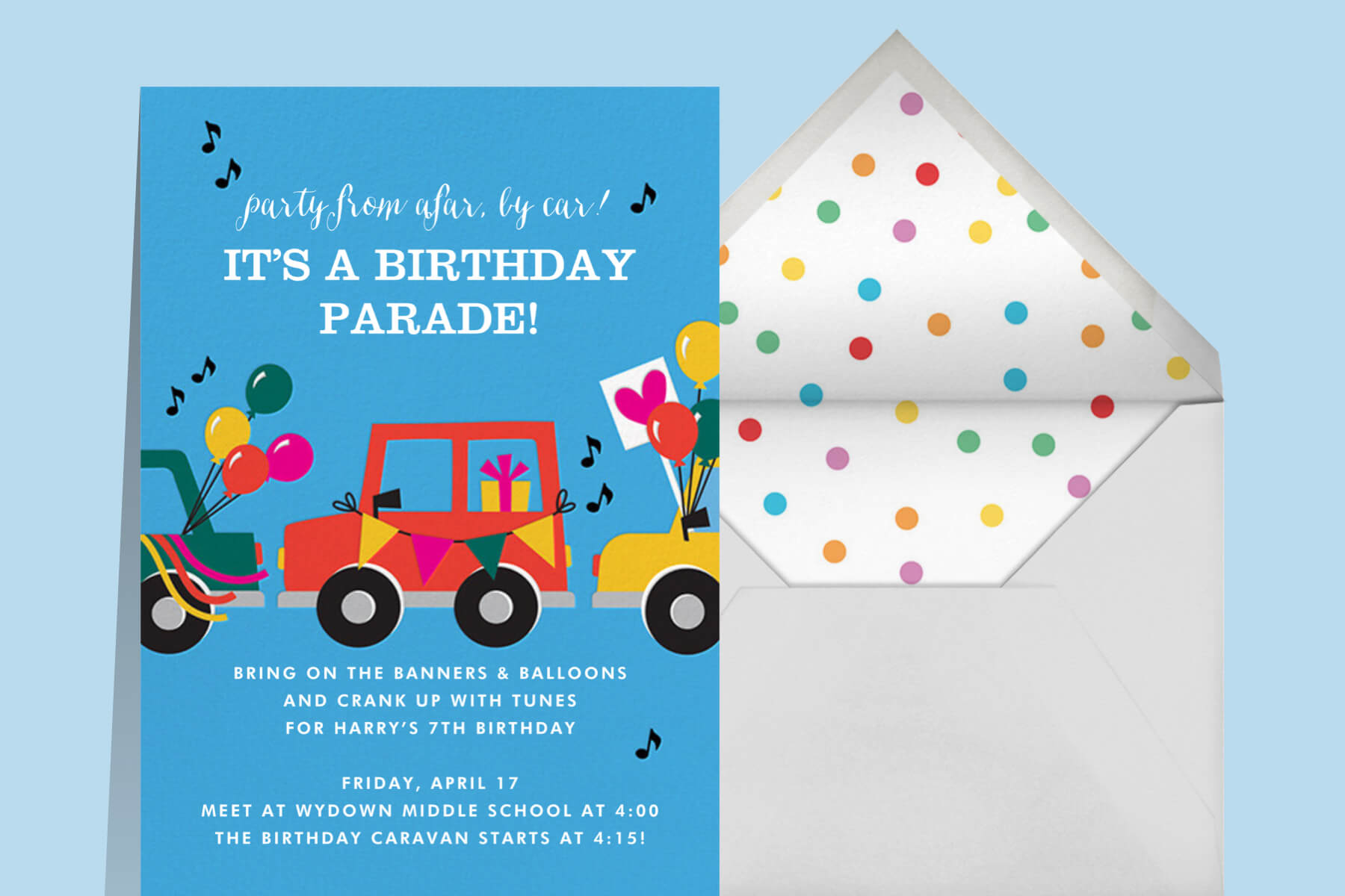 Safely Celebrate Birthdays With These Birthday Parade Invitation Free Template