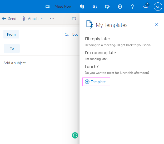 How To Create An Email Template In Outlook