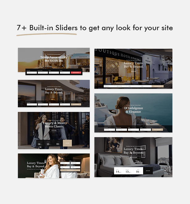 7+ Built In Slider Hotel Luxe Template you can use for your site