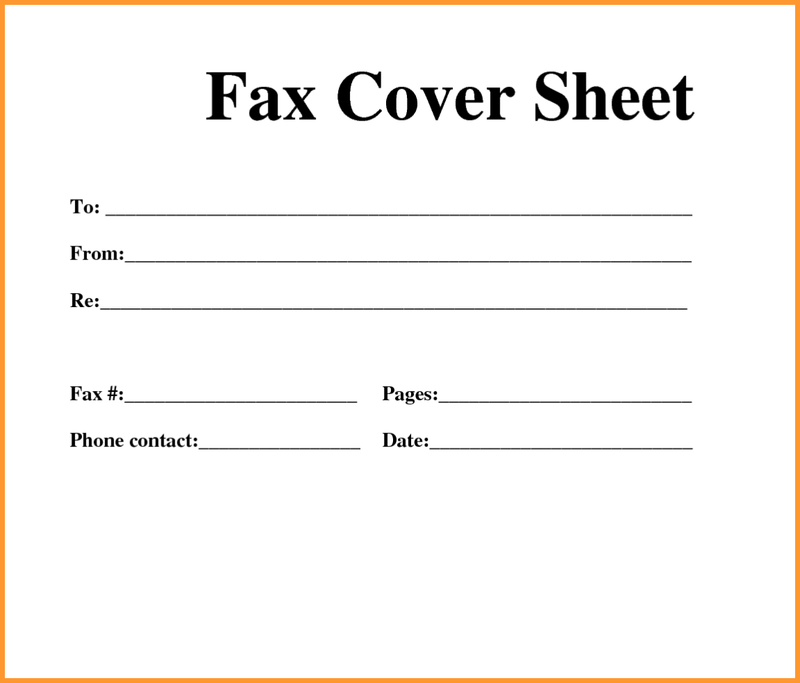 Create Your Own Free Fax Cover Sheet Templates For Small Businesses In Simple Steps