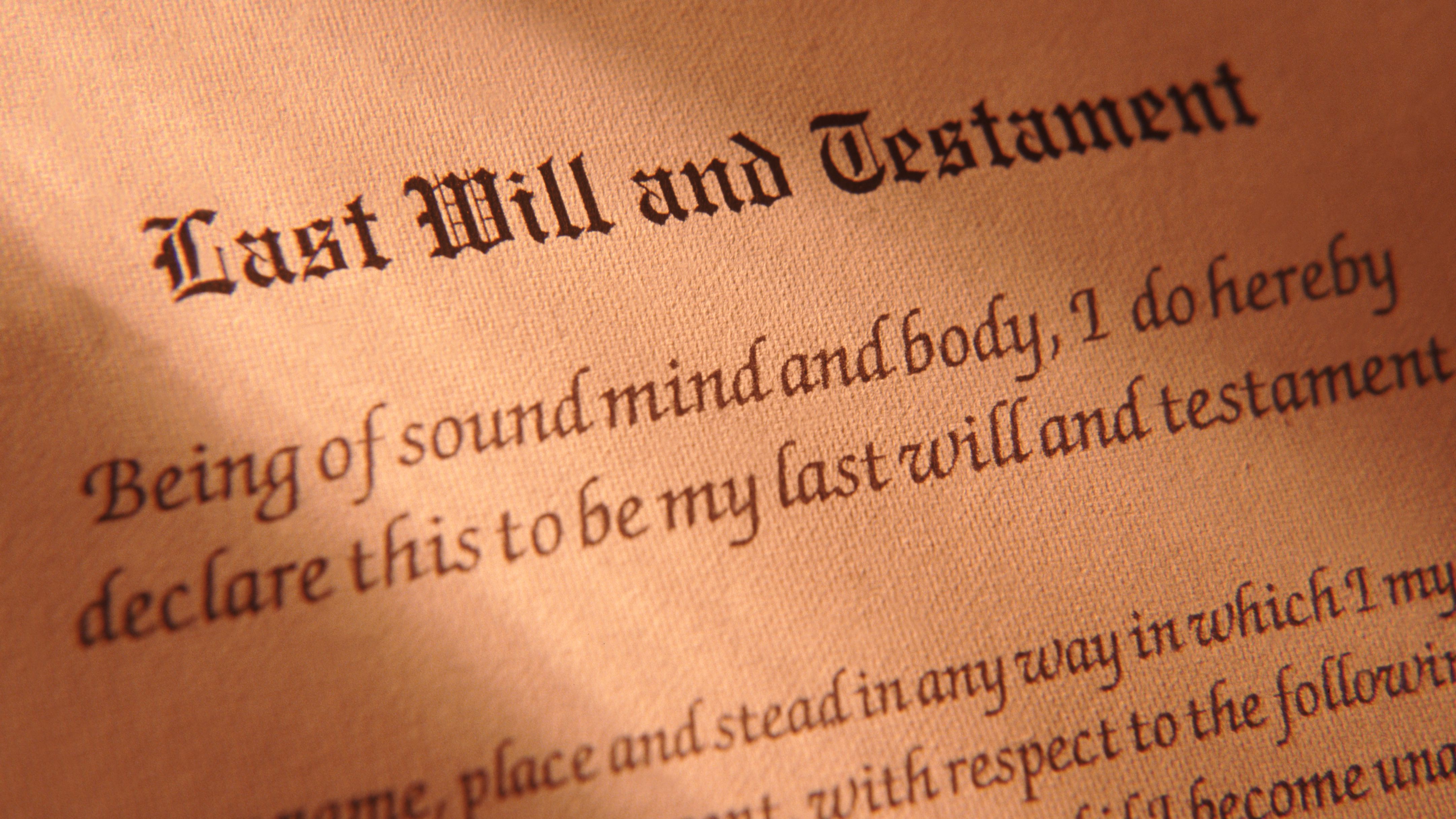 Free Template For Last Will And Testament In October 2021