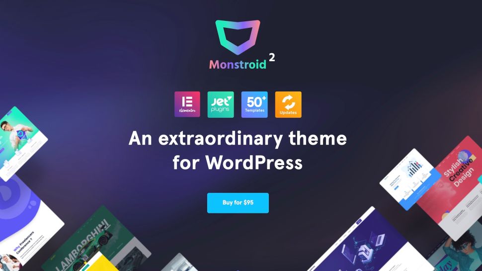 Monstroid Website Homepage
