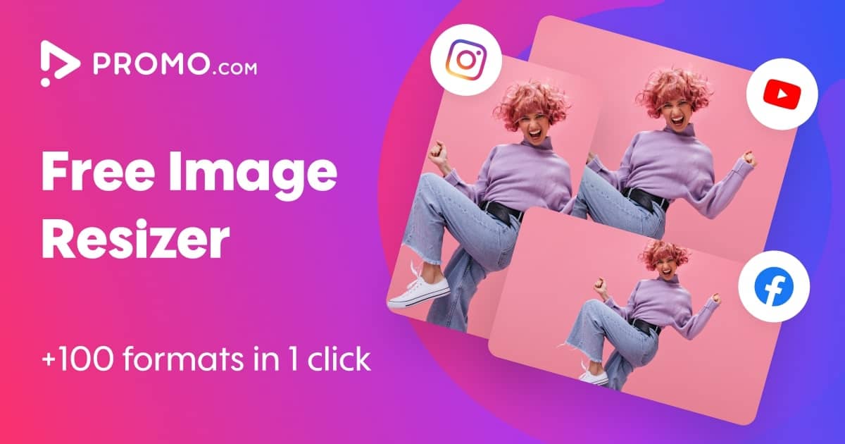 Your go-to social image resizing tool for Instagram, Twitter, Facebook, LinkedIn, Pinterest, ... Upload any image you'd like to post on social media.