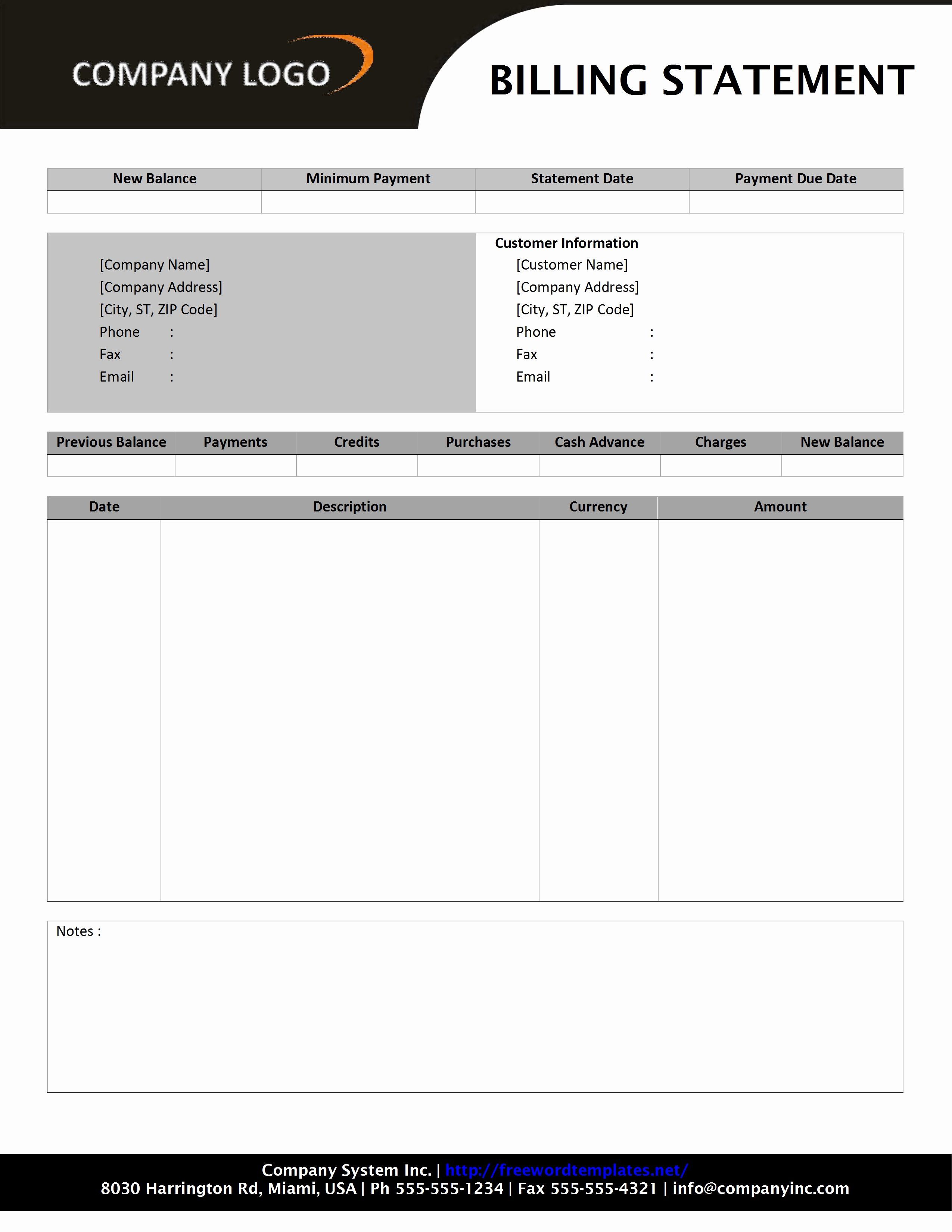Top 5 Simple And Beneficial Guides For Making A Billing Statement Template 2021