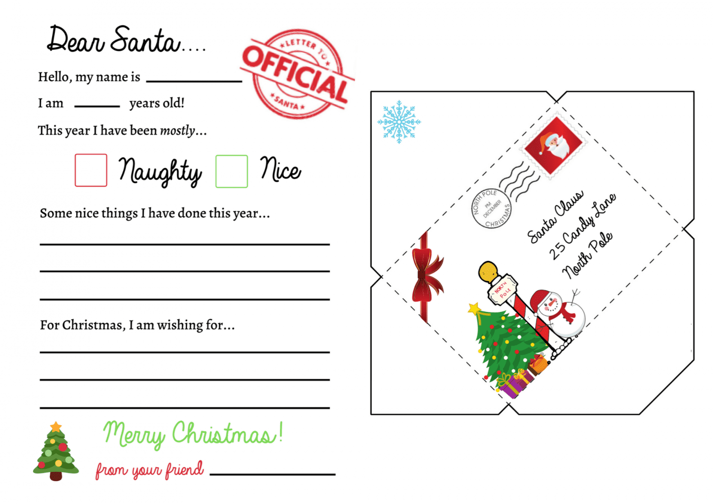 This 'Dear Santa' Letter Templates Resource Pack contains some handy ideas for inspiring writing letters to Santa over the festive season.