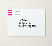 Sample of a personalized label stationery