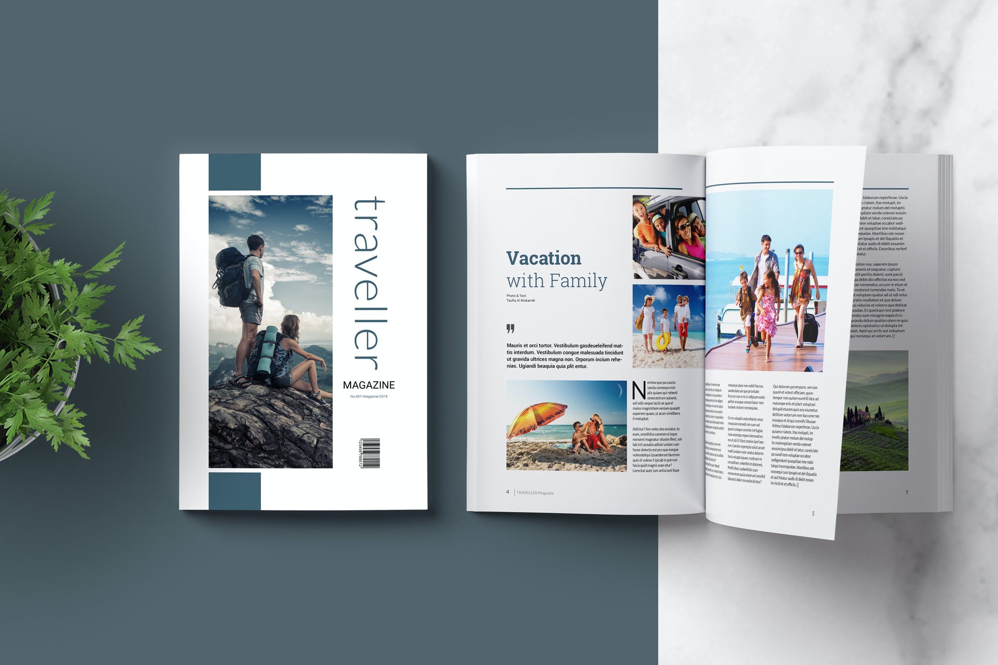 Sample of an Envato magazine article template