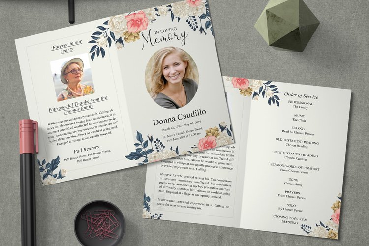 4 Best Free Obituary Template Word Format