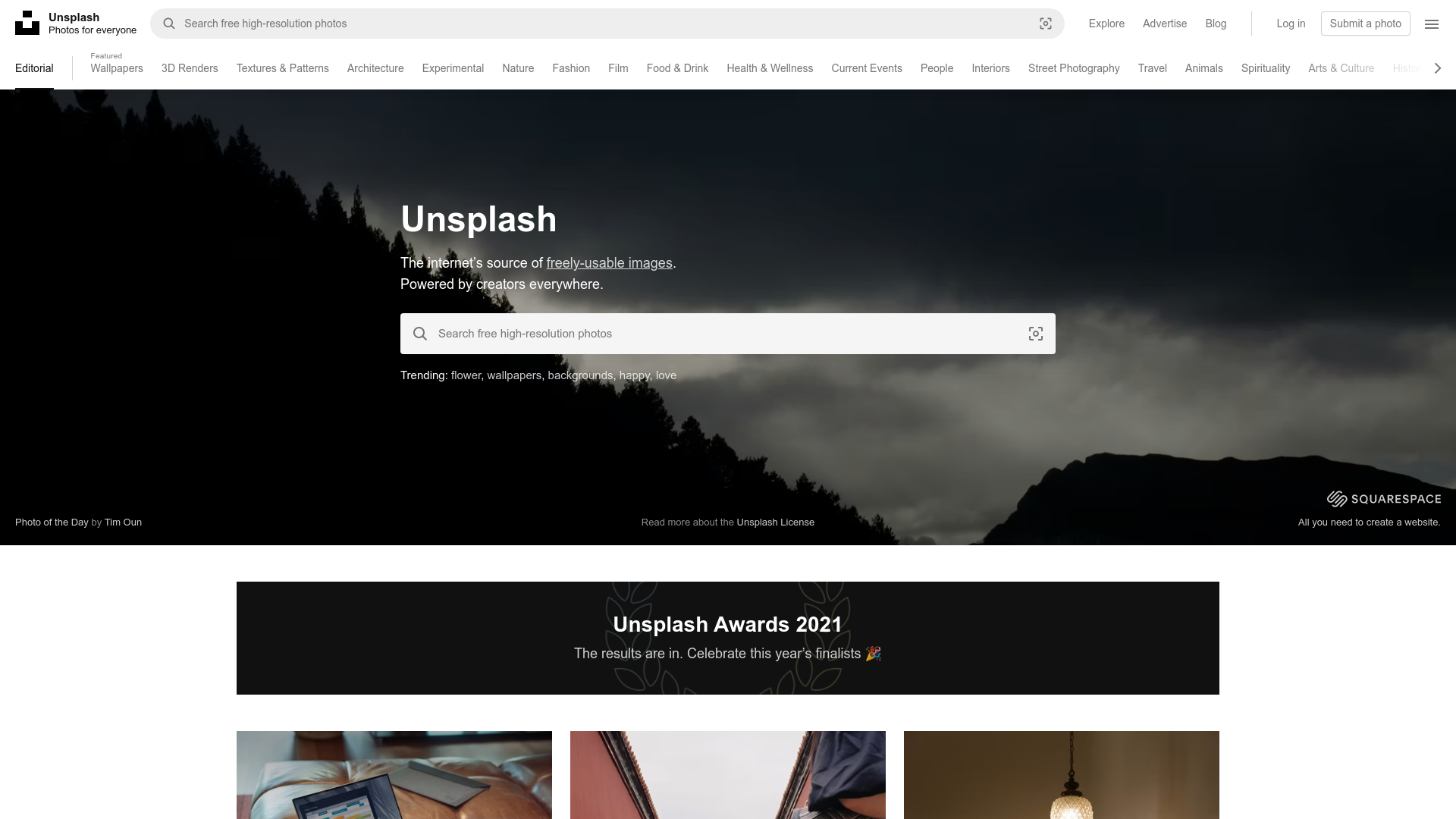 Unsplash is a website dedicated to sharing stock photography under the Unsplash license. Since 2021, it has been owned by Getty Images. 