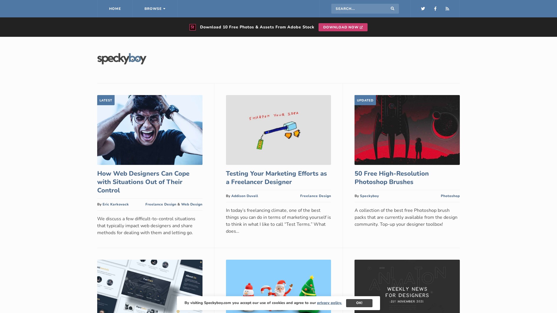 Speckyboy is an online magazine for designers and developers. We share helpful resources and tips, explore new techniques, and hopefully inspire.