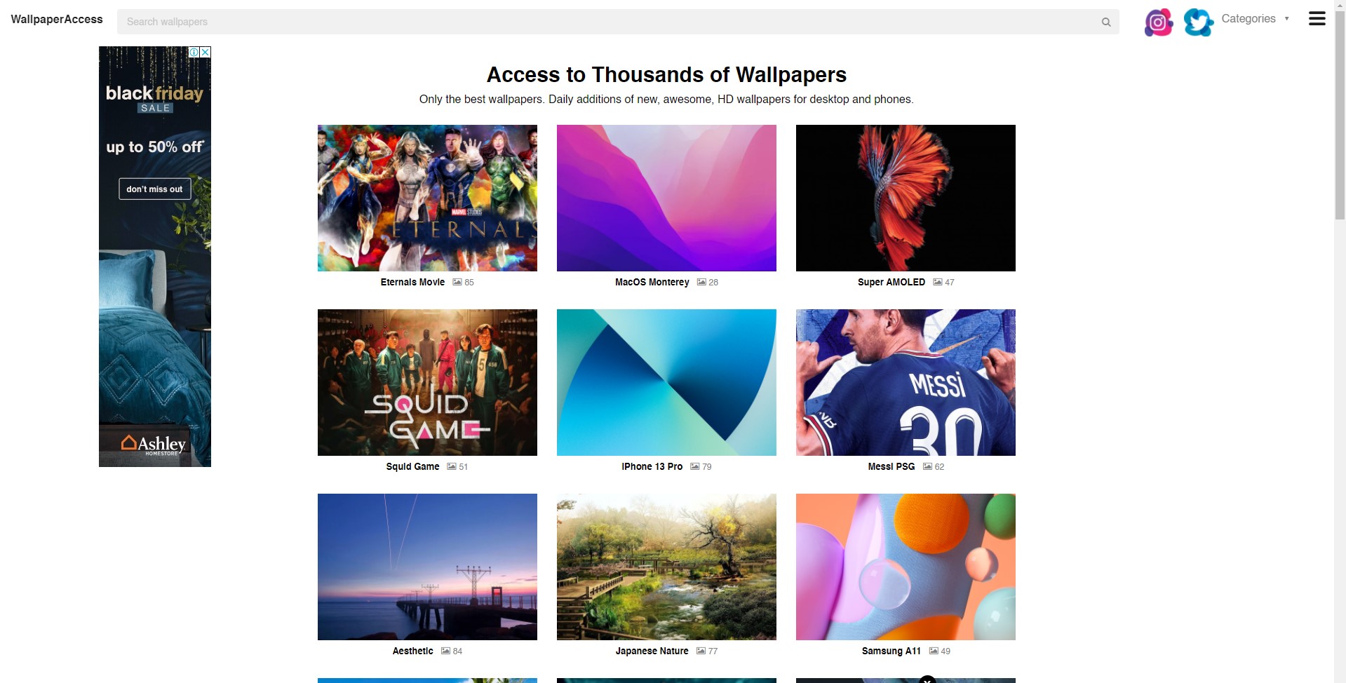 WallpaperAccess is the best website to download amazing high-quality wallpapers and background pictures for desktops, phones and tables, for free.