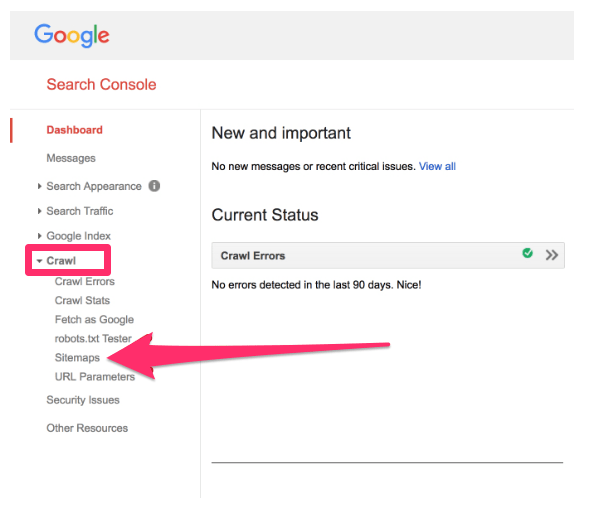 Google Search Console is to submit your sitemap to search engines