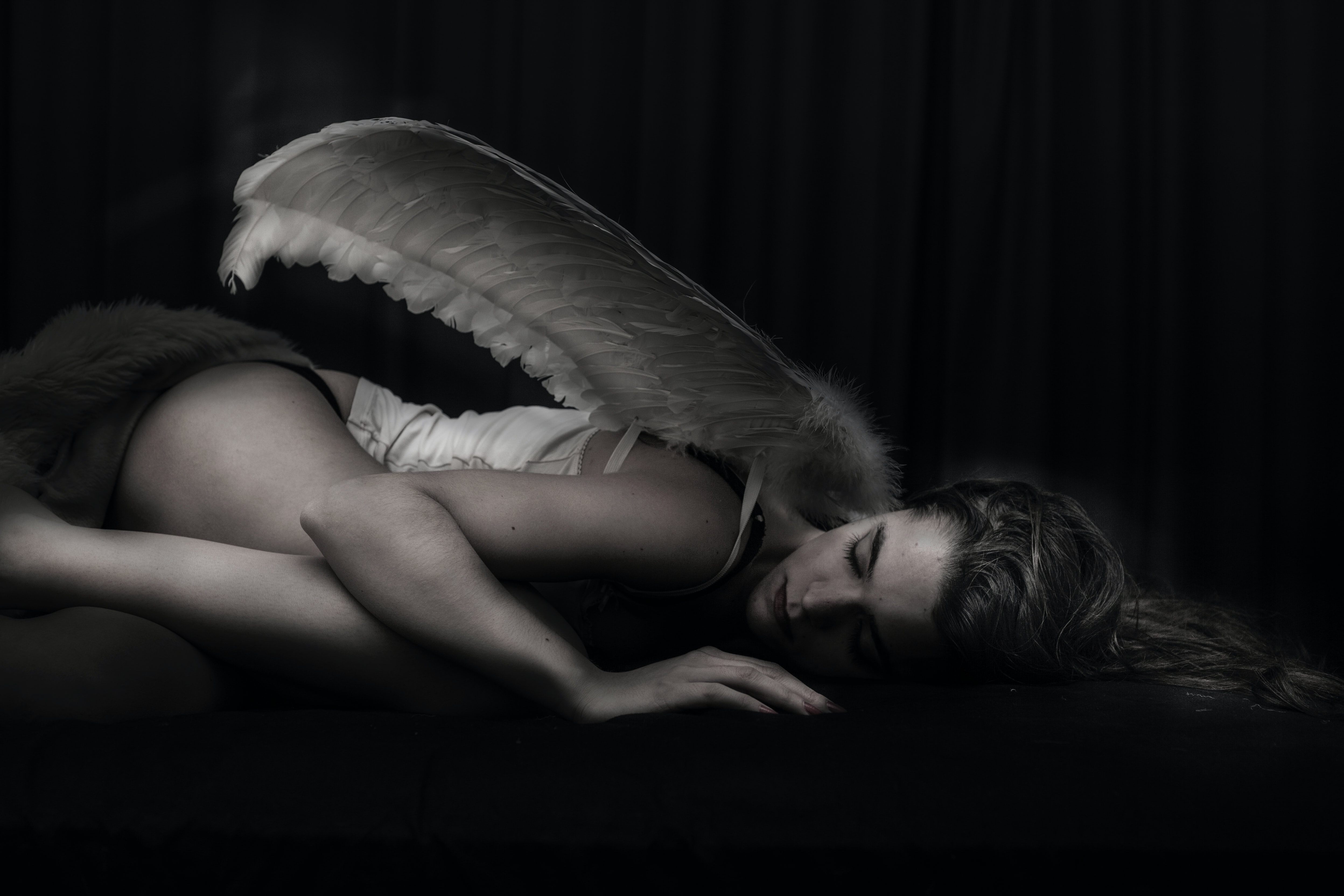 Sad Angel Girl 