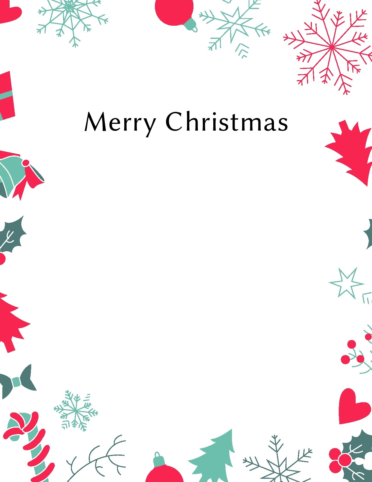 Tips For Creating Christmas Letter Template 2022