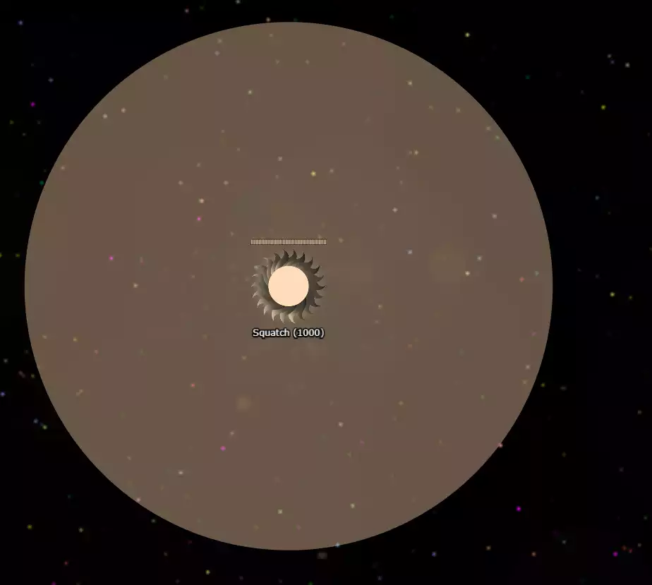 A planet that looks like the sun with a wide range