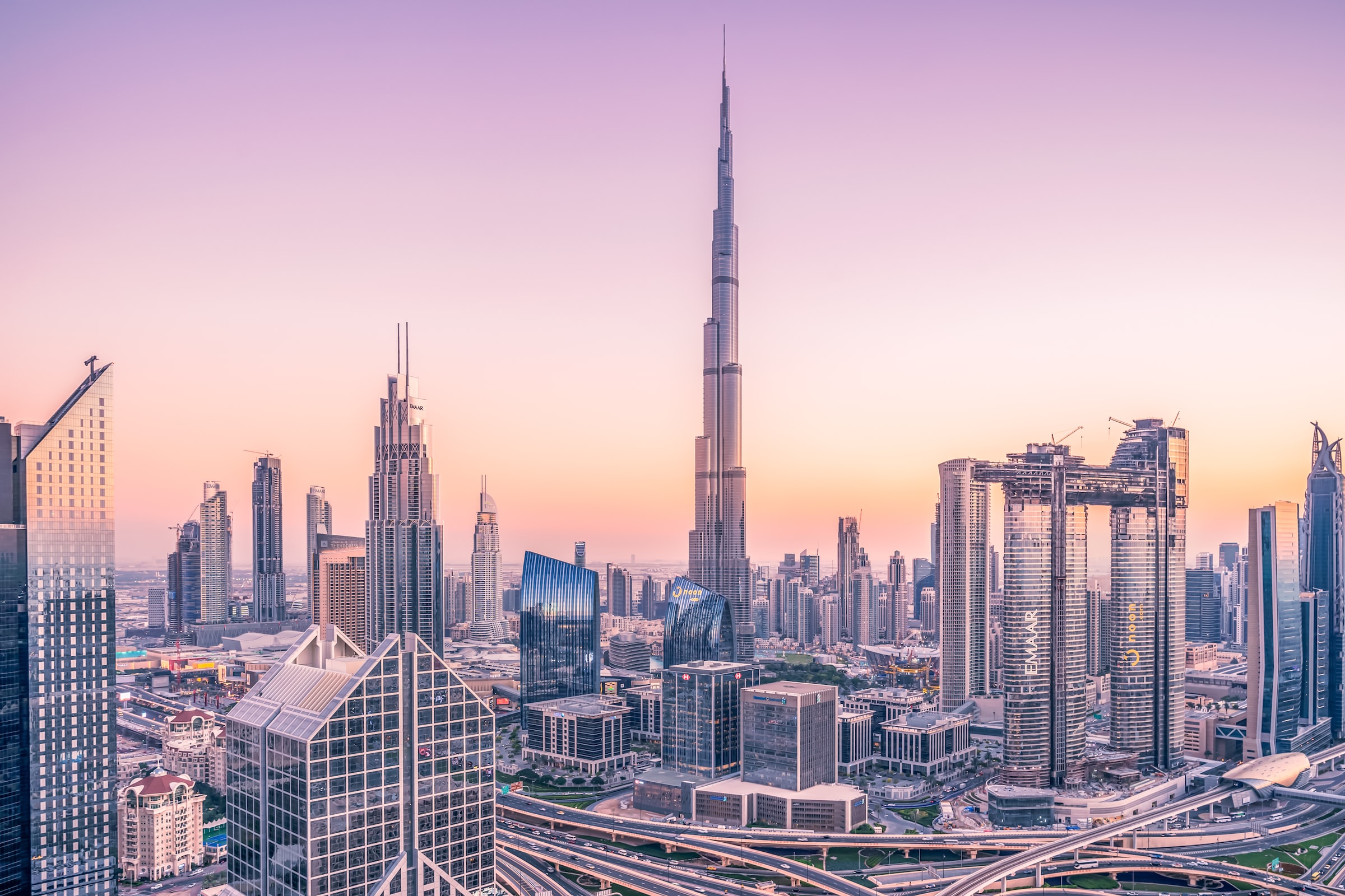 Dubai city skyview