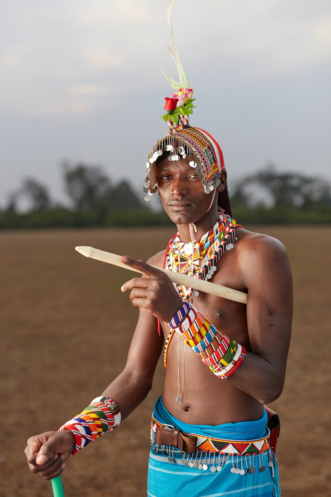 Man wearing a hunt traditional suit