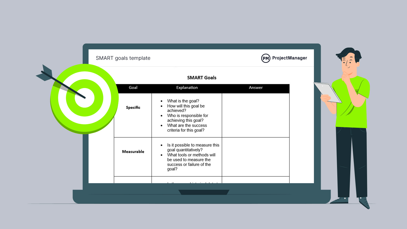 15 SMART Goals Worksheet Template | Best Templates To Achieve Your Goals