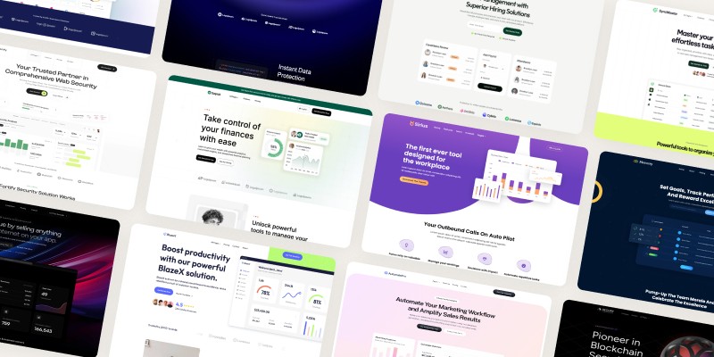 40 Premium-Quality SaaS Website Templates Free To Download In 2025